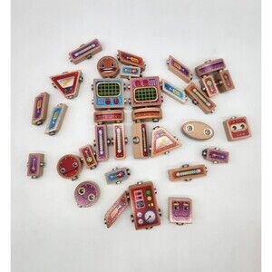 33 Pieces Lakeshore SNAP-BOTS PP838 Robot Builder Set STEM Learning Toy for Kids